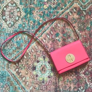 **SOLD** RARE! Kate Spade Pink Turnlock Flap Crossbody